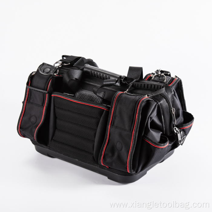 Open-top pvc bottom tool bag